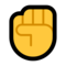 Raised Fist emoji on Microsoft